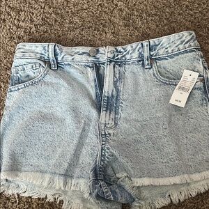 PACSUN Denim High Rise Festival Shorts 28